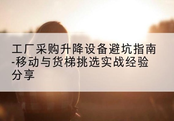 泸县移动式升降机怎么选-工厂采购升降设备避坑指南-移动与货梯挑选实战经验分享